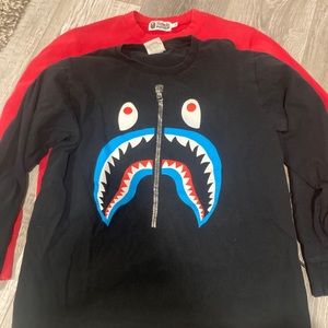 bape long sleeve tee